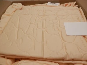 NORTHERN NIGHTS 100% ORGANIC COTTON QUILTED SOLID COVERLET SET-FULL 82 X 87 IN - Picture 1 of 17