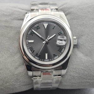 39mm Round Bezel Oyster Style Stainless Steel Watch NH35 Movement - Picture 1 of 6