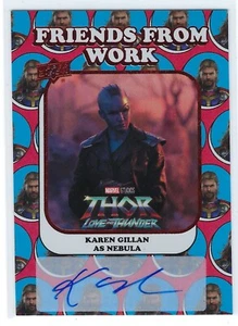 2023 UD THOR LOVE and THUNDER FRIENDS from WORK KAREN GILLAN AUTO AUTOGRAPH SP - Picture 1 of 2