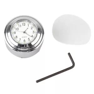 Mini Motorcycle Digital Clock Time Gauge Motor Handbar Mount 7/8" Waterproof - Picture 1 of 5