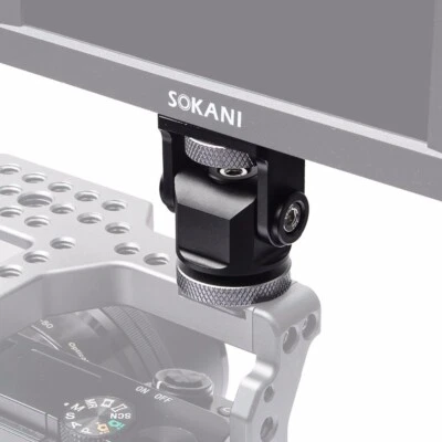 SOKANI Monitor DSLR Holder Mount On-Camera Pan 360º Tilt 180º Cold Shoe Mount - Image 1 of 4