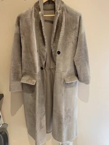 Brunello Cucinelli Ladies Reversible Sheepskin Leather Coat - Picture 1 of 24