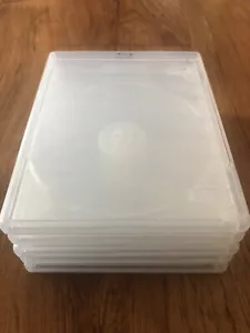 New 5 CLEAR 12.5 mm VIVA ELITE Blu-Ray Case Single 1 Disc Storage Holder - Picture 1 of 6