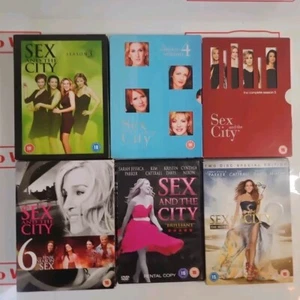 Sex And The City Bundle [16 x DVDs] TV Season/Series 3+4+5+6 PLUS 2 x Film/Movie - Picture 1 of 20