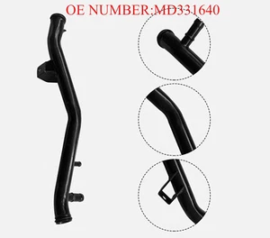 Radiator Inlet Coolant Bypass Pipe For Mitsubishi 97-02 Mirage 1.5L MD331640} - Picture 1 of 3