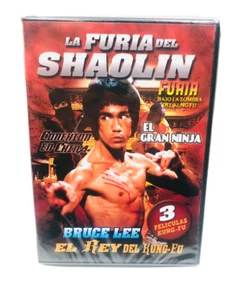 La Furia Del Shaolin - 3 Peliculas Kung-Fu - DVD - Brand New - Factory Sealed - Picture 1 of 2