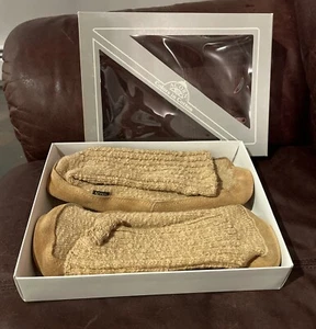 Acorn Slipper Socks Vintage Boho Unisex Men’s 10.5-11.5 / Women’s 12.5-13.5 NEW - Picture 1 of 13