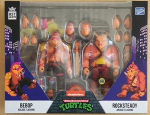 SDCC 2022 BST AXN TMNT Arcade Bebop & Rocksteady Action Figure 2 Pack - Picture 1 of 8
