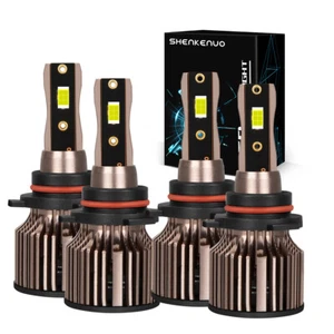 Faro LED 4 bombillas blanco haz alto/bajo 9005 9006 para Isuzu i-280 i-350 2006 - Imagen 1 de 13