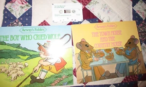 LIBRO INFANTIL FÁBULA DE ESOPO Y CINTA DE CASETE  - Imagen 1 de 3
