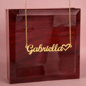 Regalo para Mujer Personalizado para Esposa Regalo Novia Collar Aniversario - Picture 1 of 9