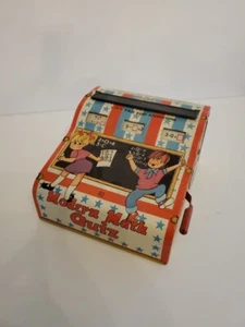Vintage 1960 Modern Mathe Quiz Mechanische Flash-Karten Blechspielzeug von Wolverine - Bild 1 von 4