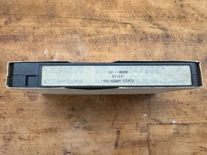 U2 : VHS NUMB - UK PROMO - Picture 1 of 1