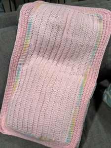 Coperta per bambini - rosa, acqua e giallo 18,5 x 34 pollici - Foto 1 di 4