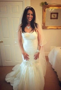 wedding dress size 8-10 - Picture 1 of 3