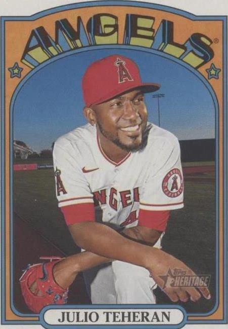 2021 Topps Heritage - Julio Teheran #225