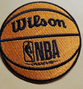 Wilson NBA Basketball Embroidered Patch approx 3" - Picture 1 of 2