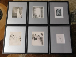 6 impresiones AB Aubrey Beardsley de 1898 Mademoiselle De Maupin enmarcadas en vidrio ~ 17 x 13" - Imagen 1 de 22