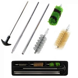 12GA Shotgun Cleaning Kit Nylon Stainless Steel Cotton Mop Swab Gun Brush Tools - Picture 1 of 7