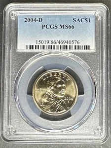 2004-D Sacagawea Dollar PCGS MS-66, Buy 3 Items, Get $5 Off!! - Picture 1 of 2