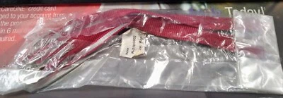 Collar plano de nailon para perro 3/8" x 10" rojo/blanco - bolsa de 5 Foto 1 de 2