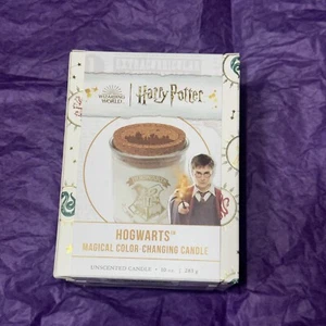 Harry Potter Hogwarts Magical Color Changing Candle Unscented WIZARDING WORLD - Picture 1 of 8