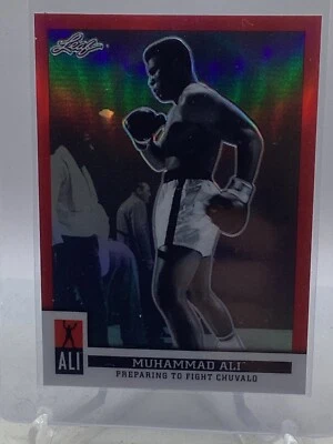 2016 Leaf Muhammad Ali Immortal Collection Red #18 Muhammad Ali /3 - Image 1 of 2