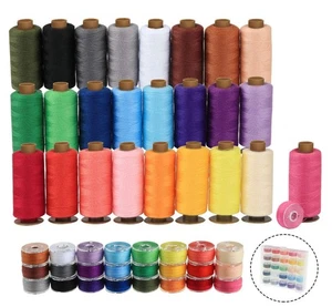 ilauke 50Pcs Thread for Sewing, 400 Yards Sewing Thread kit, Prewound Bobbins - Picture 1 of 9