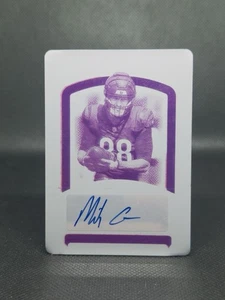 2024 national treasures football mike gesicki 1/1 printing plate auto - Picture 1 of 2