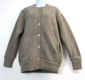 Damas Grueso Tejido Abotonado Invierno Peso Vellón Forrado Chaqueta Bolsillos Talla Única - Imagen 1 de 42