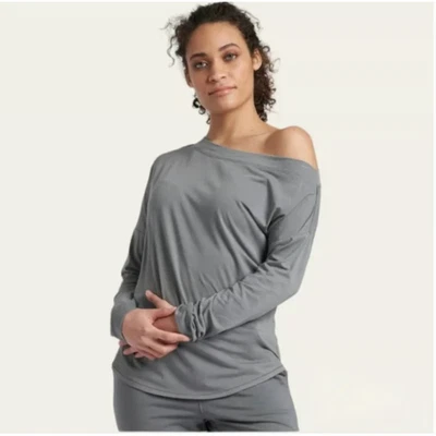 Camiseta Dolci ESTÁNDAR UNIVERSAL Hombro Descubierto Dolman Top Pequeña 14-16 Minimalista Foto 1 de 4