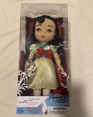 Nuevo en caja Disney Animators' Collection Mulan Doll juguete de 16"  Foto 1 de 4