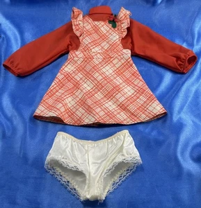 Vintage Ideal Crissy Family Dolls Original Tagged Swirl A Curl Dress And Panties - Picture 1 of 4