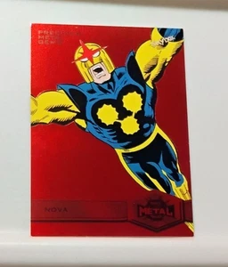 NOVA Precious Metal Gems #/100 Red - 2021 UD Marvel Skybox Metal Universe #162 - Picture 1 of 2