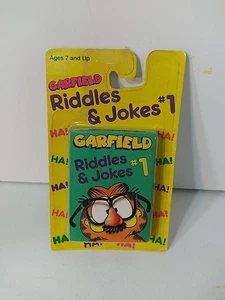 Juego de cartas vintage de acertijos y chistes de Garfield #1 - Imagen 1 de 2