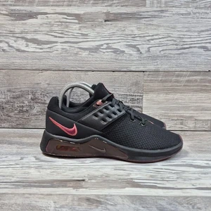 Nike Air Max Black Pink Shoes Sneakers Womens  Size 7 Laceup  - Picture 1 of 13