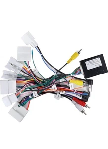JB-L Harness Adapter for Toyota Car Stereo Radio 16 Pin Wire Harness with Can... - Picture 1 of 5