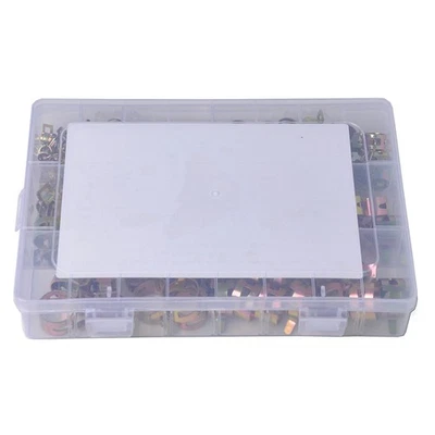 160PCS 6-17mm 8 Size Car Steel Spring Fuel Tube Clip Hose Clamp Assortment Kit - Image 1 of 4