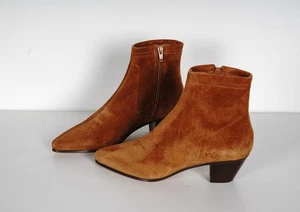 Maje Women's Shoes Size 39 Suede Leather Ankle Boots MFACH00220 - Picture 1 of 8