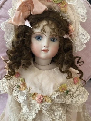 Vintage Antique Reproduction Doll By Emily Hart Beautiful High Quality Repro - Image 1 of 4