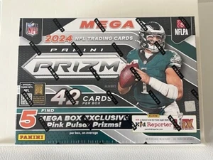 Mega Box Calciatori Panini Prizm NFL 2024 sigillato in fabbrica a mano spedizione gratuita veloce - Foto 1 di 4