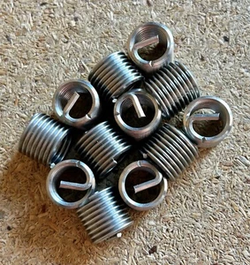 METRIC LEFT HAND THREAD REPAIR INSERTS M5 M6 M8 10x1 10x1.25 M10 M12 HELICOIL LH - Picture 1 of 8