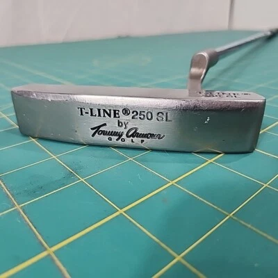 T Line 250SL Tommy Armour Golf Blade Putter 35.5in RH Steel Shaft Grip Vintage - Image 1 of 4