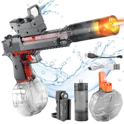Electric Water Blaster Gun for Kids & Adults – 2025 High Capacity, Long Range, L - Image 1 of 4