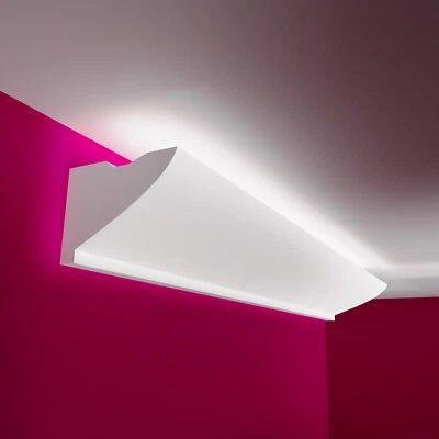 Barre en stuc ELHARE bande LED profils lumineux mur éclairage indirect profil... - Photo 1/4