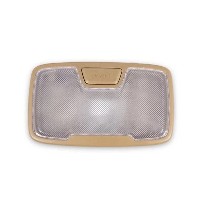 2011-2014 Hyundai Sonata Tan Overhead Rear Center Dome Roof Map Light OEM - Image 1 of 4