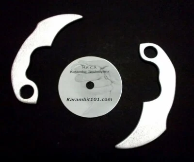 Aluminum Training Karambit Knife Pencak Silat DVD Video Practice Kerambit - Image 1 of 2