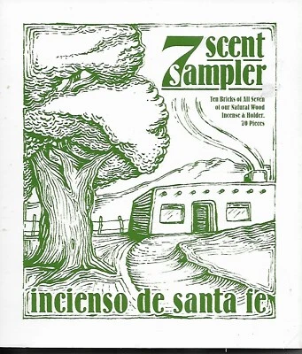 Incienso de Santa Fe Seven Scent Sampler 70 Bricks & Holder - Image 1 of 3