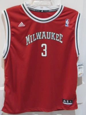 Nuevo con etiquetas Nuevas Milwaukee Bucks NBA Jersey Brandon Jennings Adidas Niño XL Foto 1 de 4