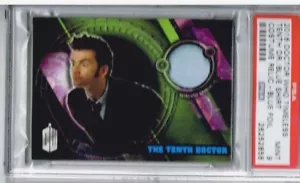 2016 Topps Doctor Who Timeless Tenth Dr./Blue Shirt Costume Relic PSA 9 7/99 - Picture 1 of 1